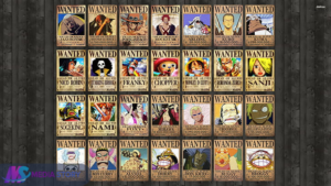 one piece wanted poster