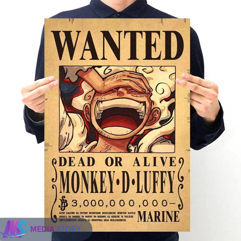 one piece wanted poster